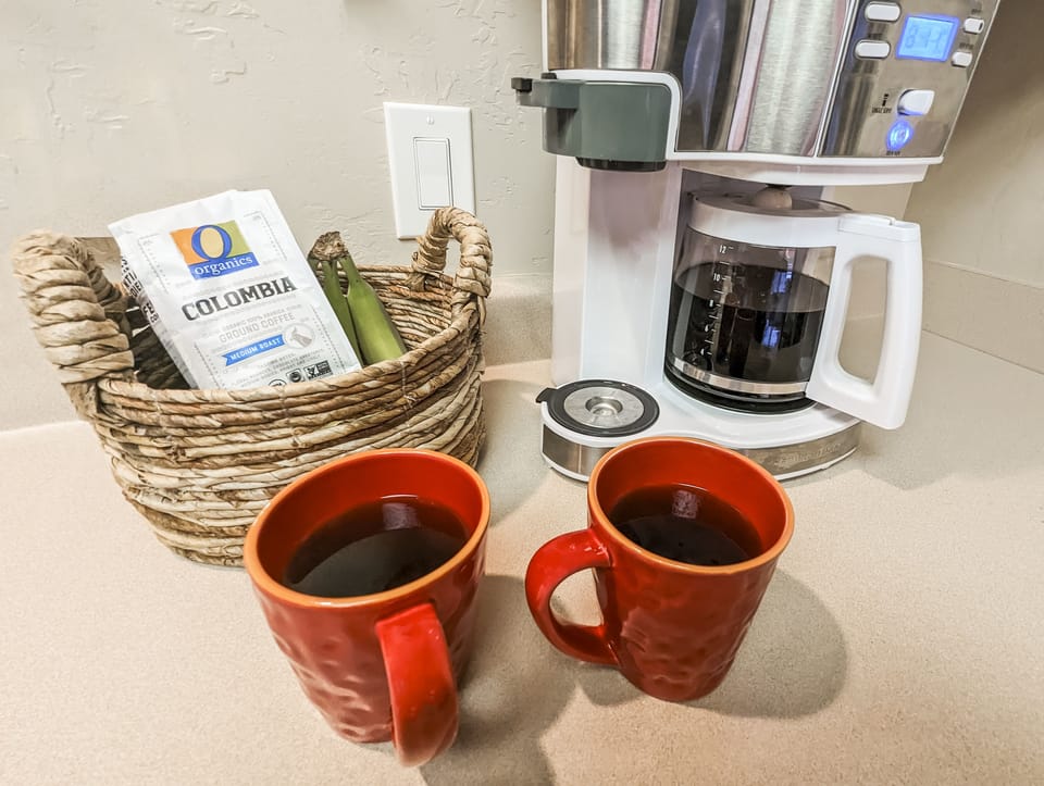 Enjoy some organic coffee on us.