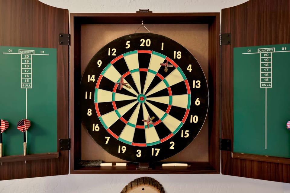 Fun-filled game room with a pool table, perfect for family fun, friendly competition, and unforgettable entertainment during your stay.