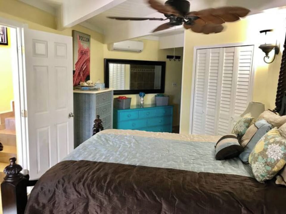 guest bedroom and closet