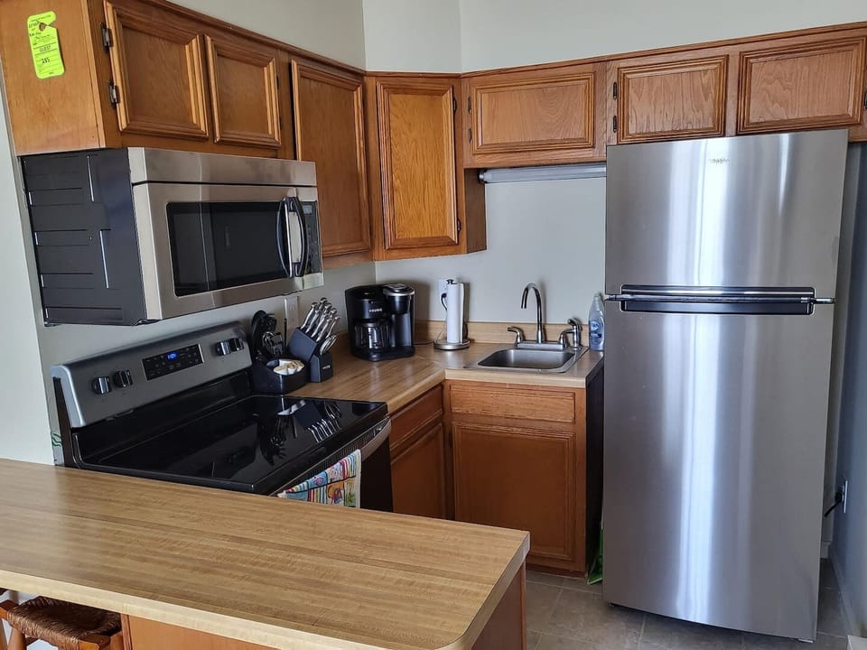 Brand new stainless steel appliances