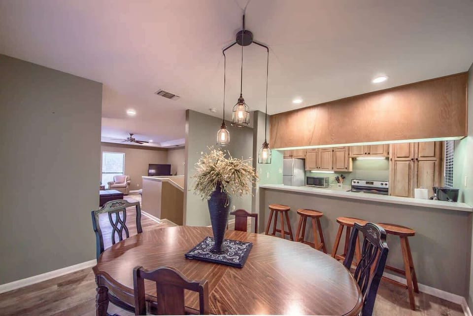 Dining and Bar seating. 