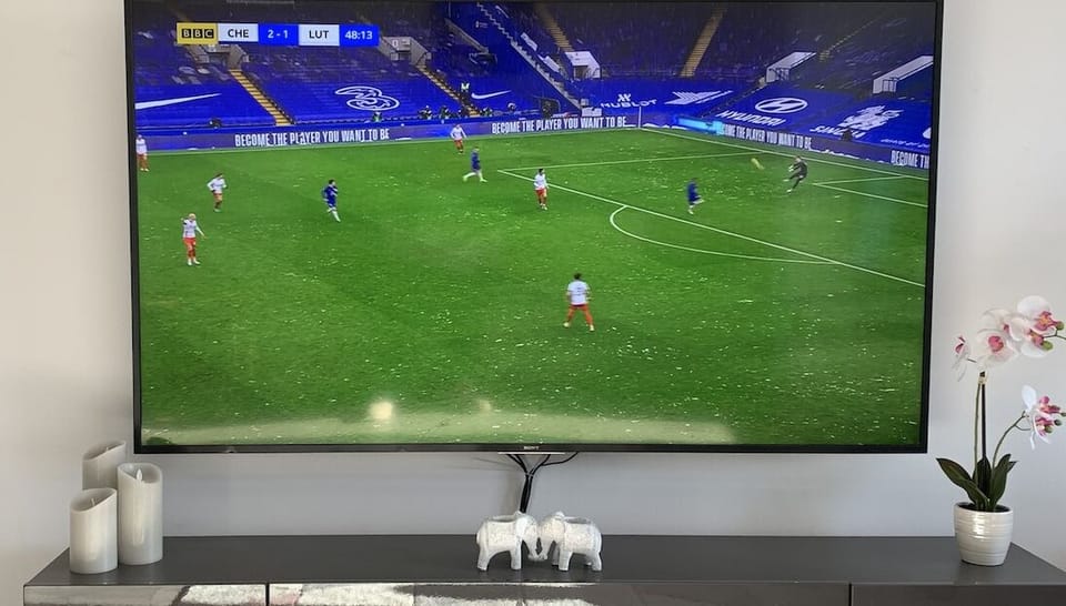 75 inch TV with sky inc sky sports and BT sports