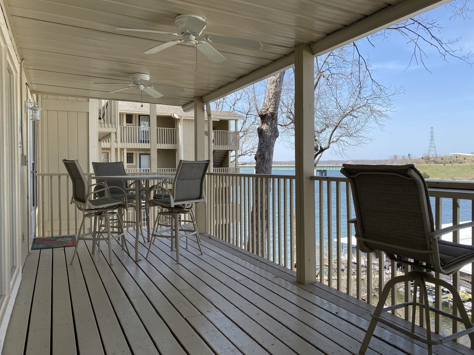 Large Deck with seating