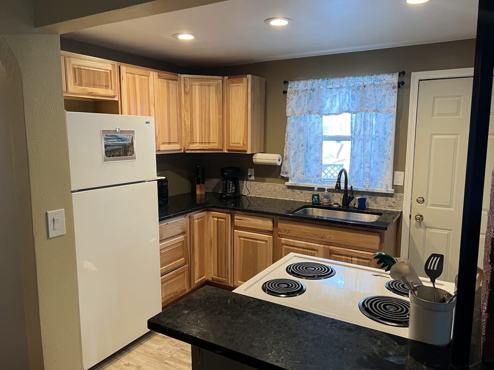 view of kitchen from living room