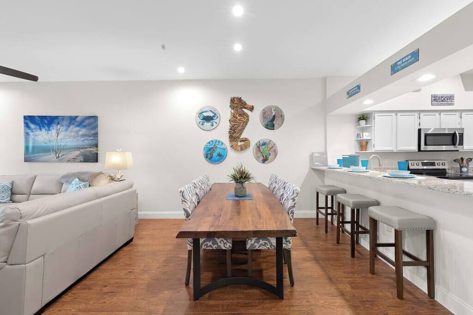 Embrace nature's beauty with a live-edge dining table.