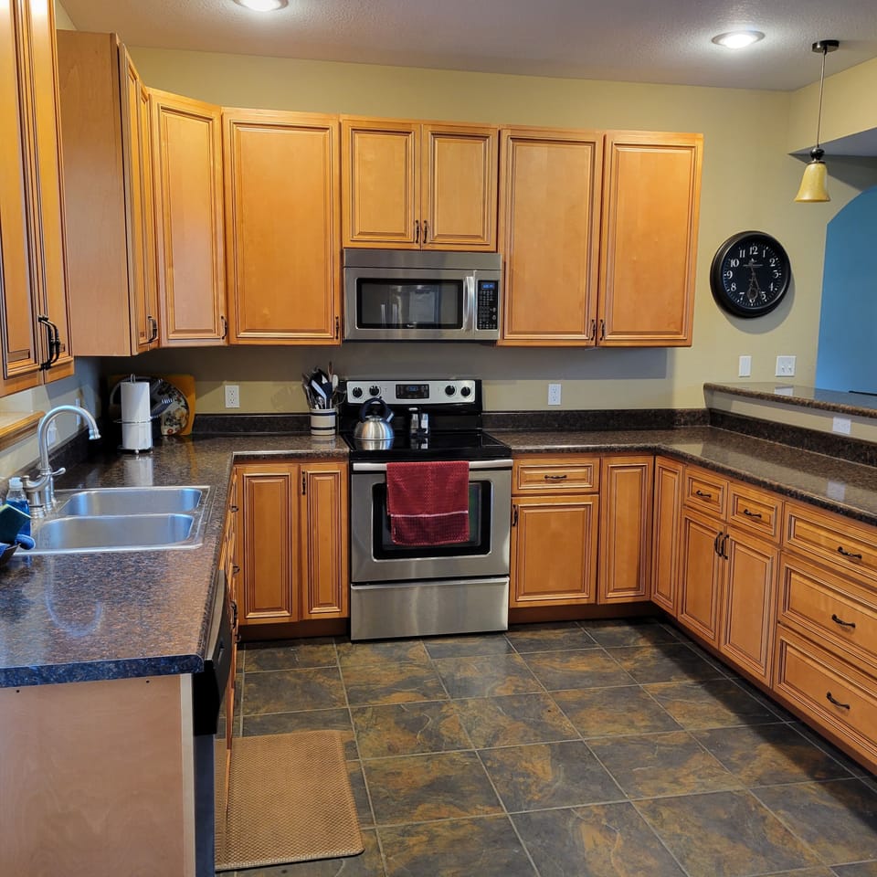 Spacious kitchen