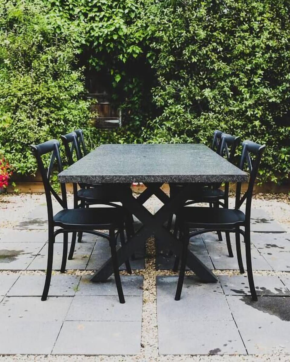 Outdoor dining perfect for summer