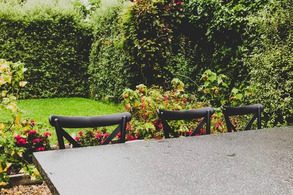 Private outdoor garden