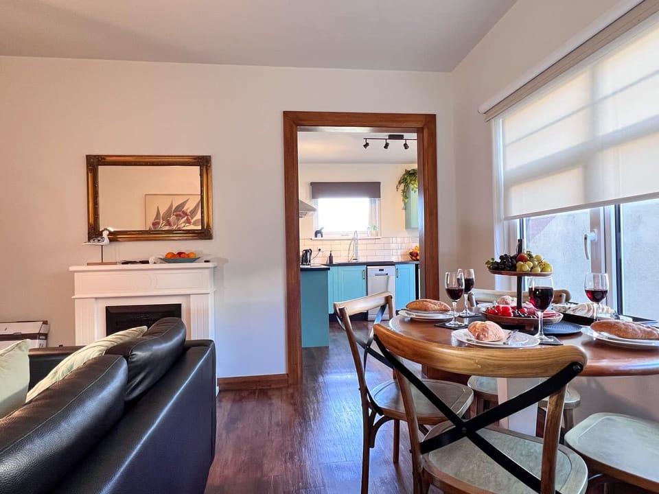 open plan kitchen, dining and living room