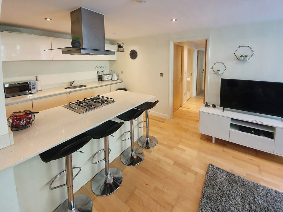 Open plan living space | Apartment 4, Newquay