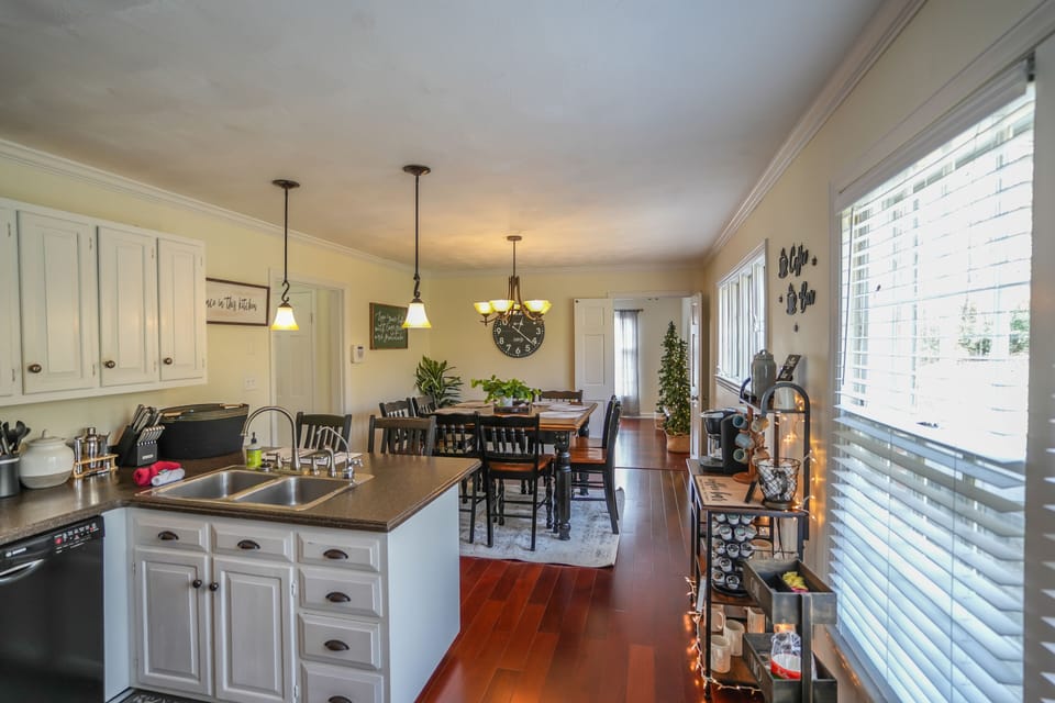 Kitchen and Dining Room.