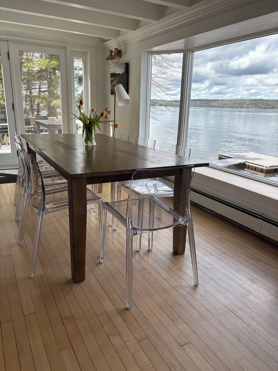 Dinner table for 8 with a view!