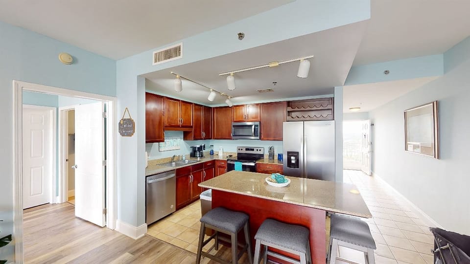Fully stocked kitchen