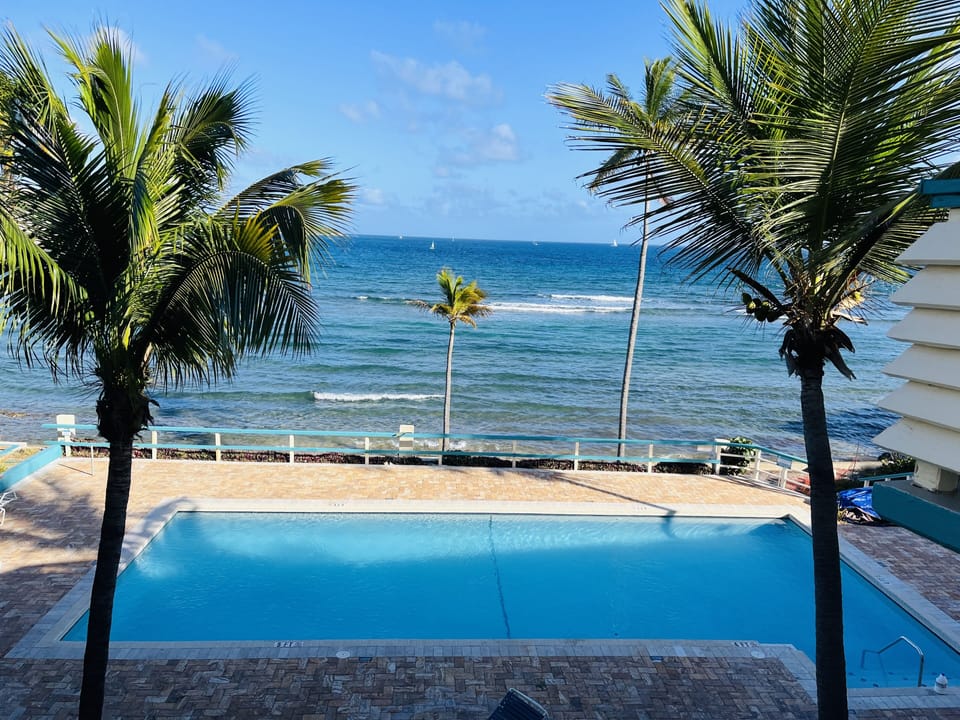 Ocean, Beach and Pool just steps away!