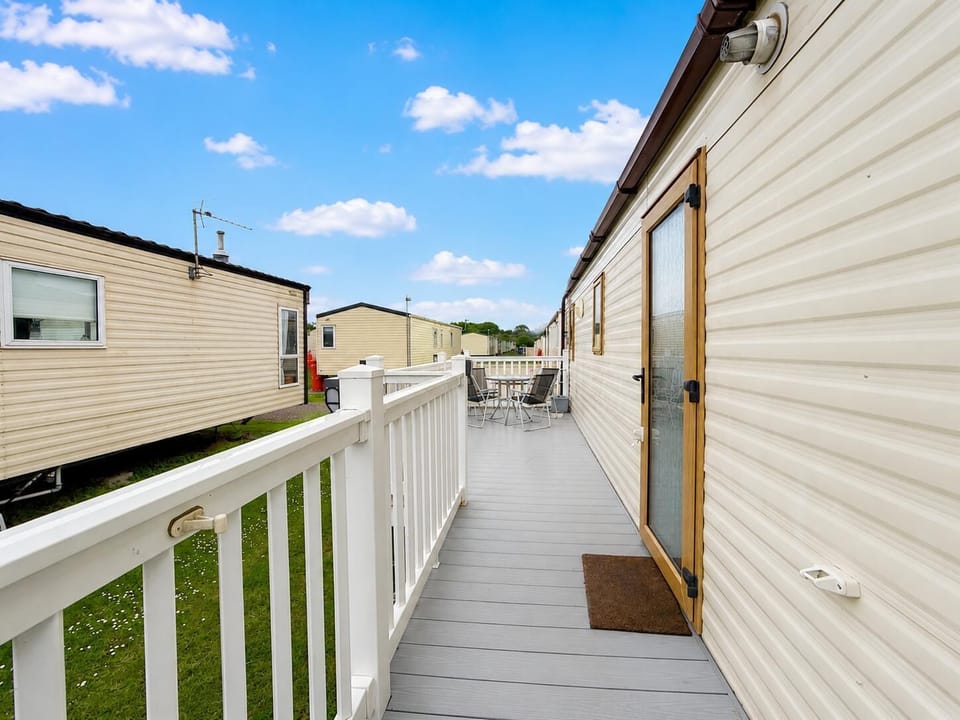 Great decking to enjoy. Great caravan holiday with all the family at Sunnydale Holiday Park, Saltfleet, where every day brings fresh sea air and golden sands nearby.