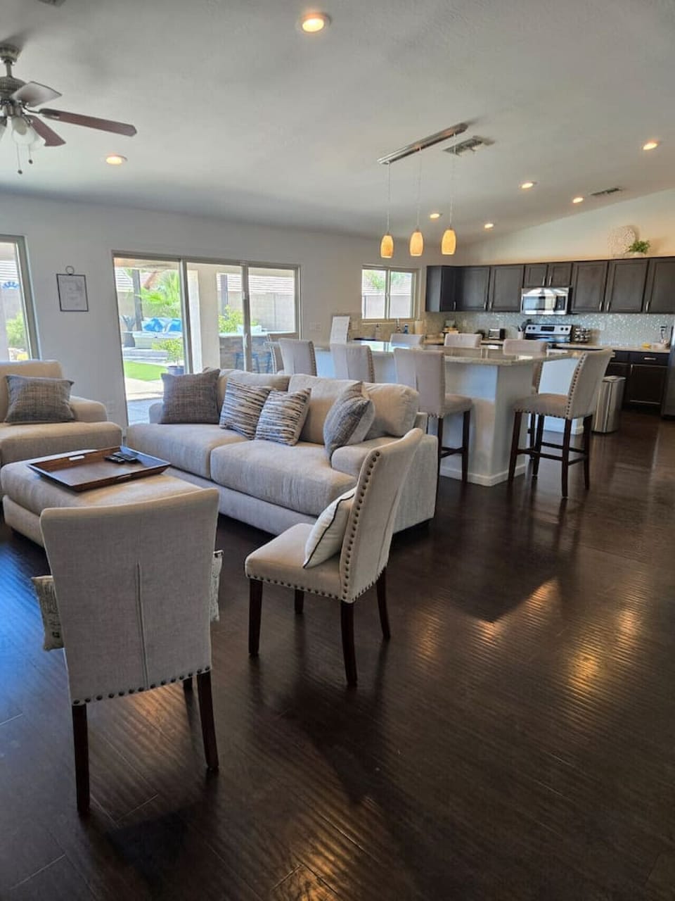 Great Room, looking at Kitchen
