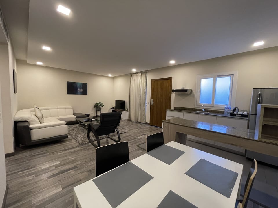 the dinning area