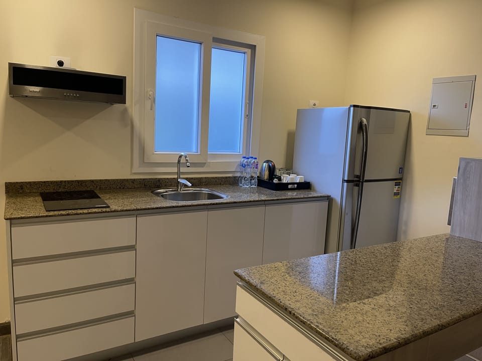 the kitchenette