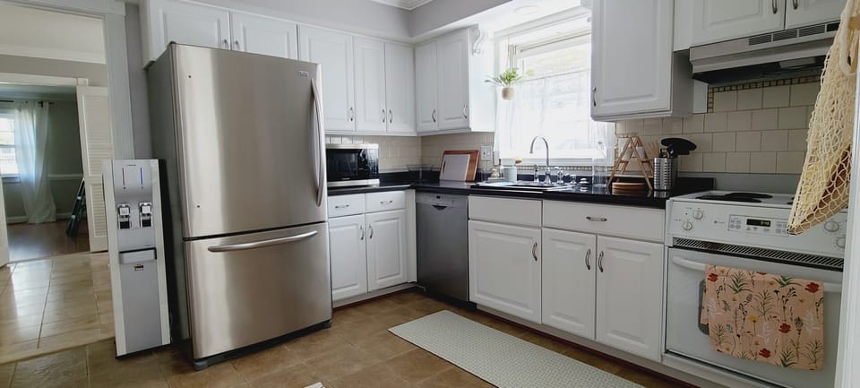 Fully stocked kitchen 