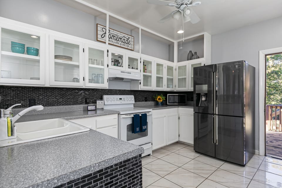 Making dinner is fun when the kitchen has everything you need!