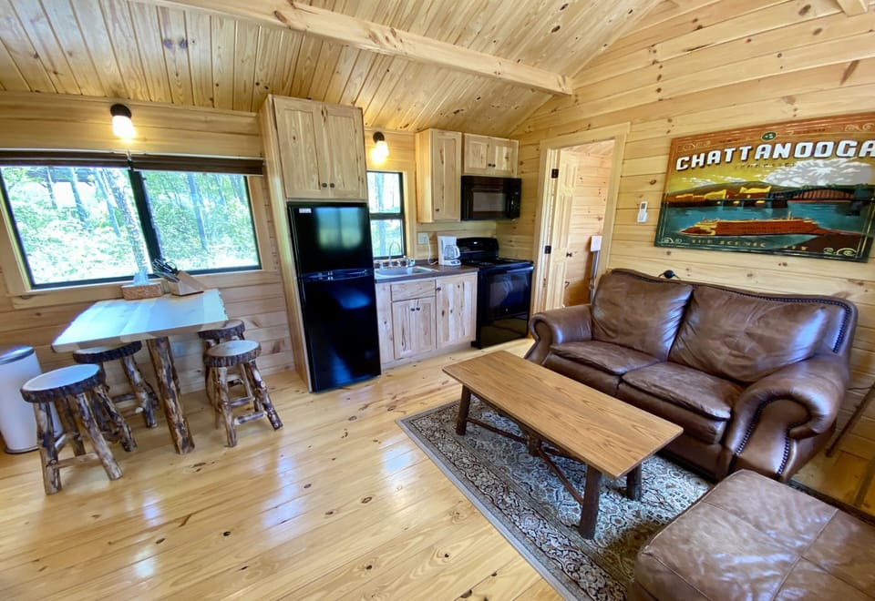 Relax after a day of sightseeing in our micro cabin