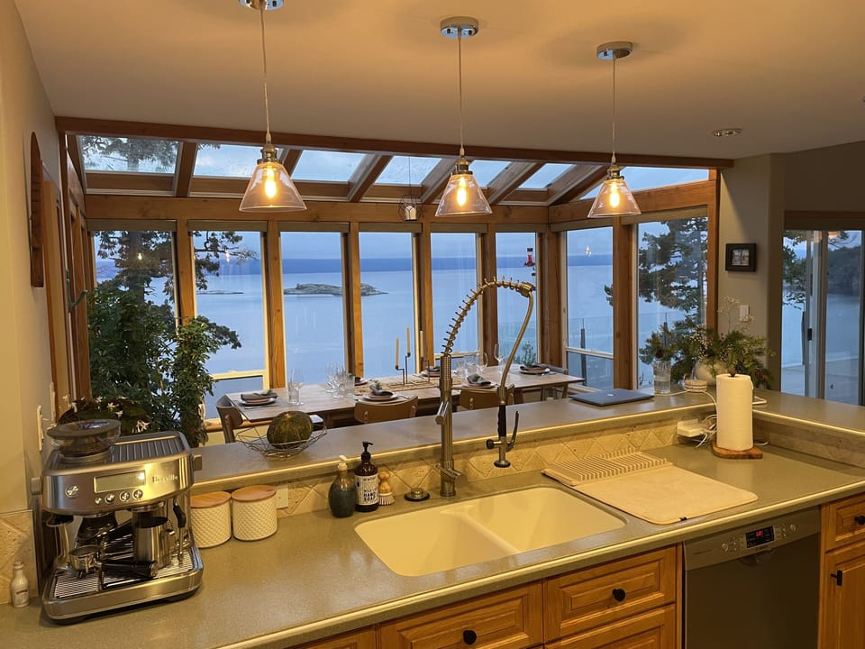 Cooking is never a chore with these views  