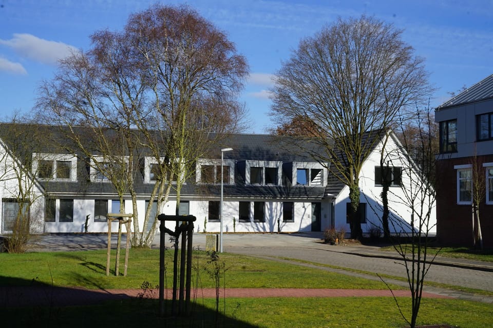 Front of the building
