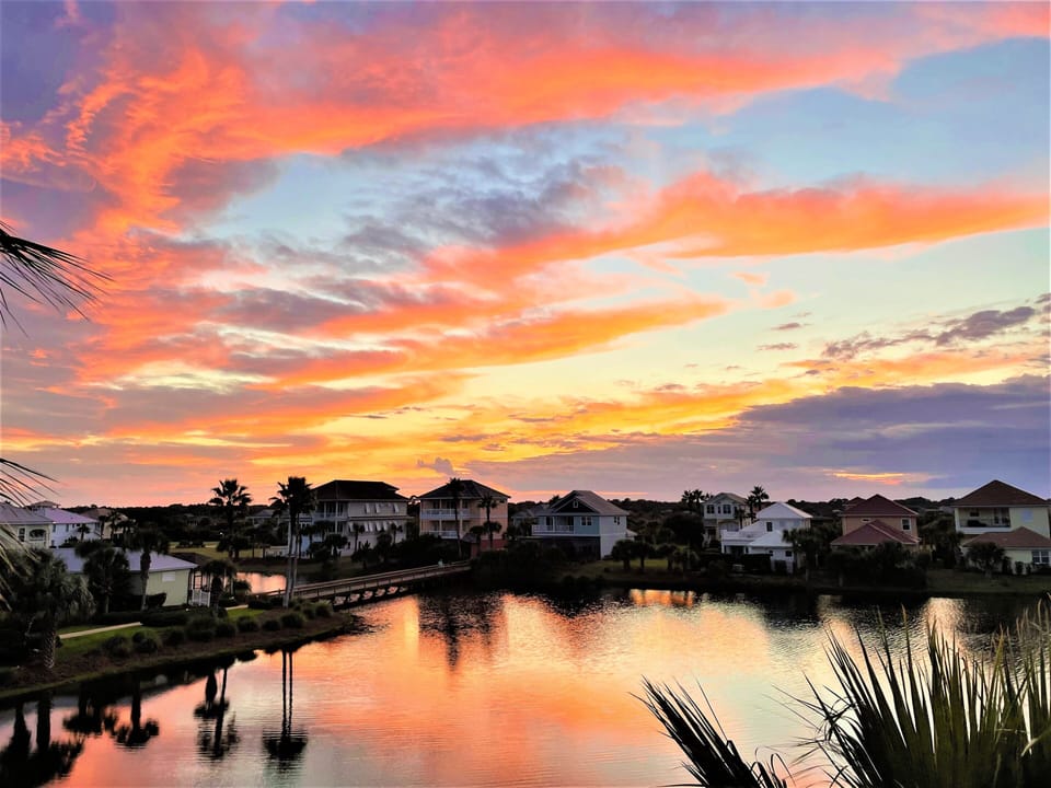 Beautiful Sunsets from the Private Balcony