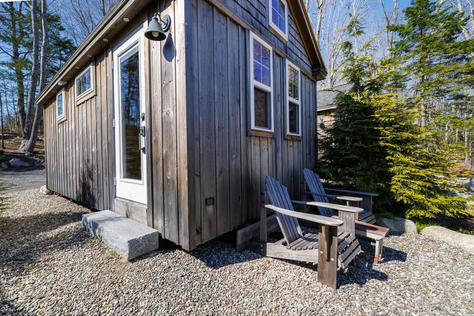 Enjoy morning coffee or an evening local craft beer in your own Adirondack chair