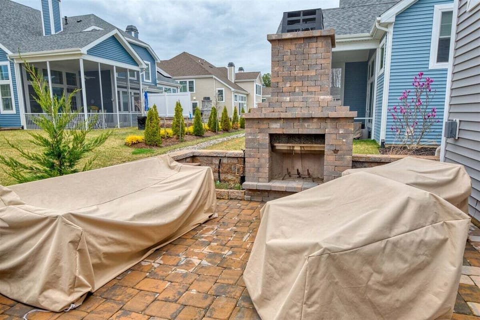 Large beautiful patio.