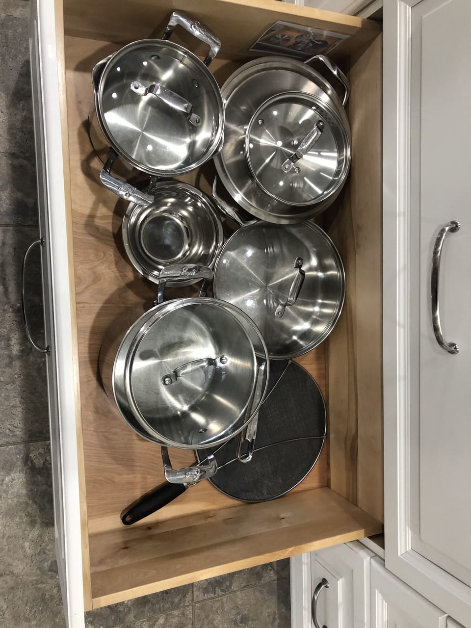 Fully stocked kitchen