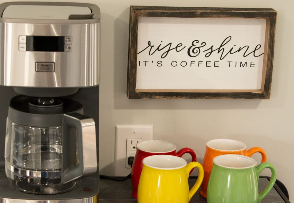 Kitchen coffee bar - get the day started right 