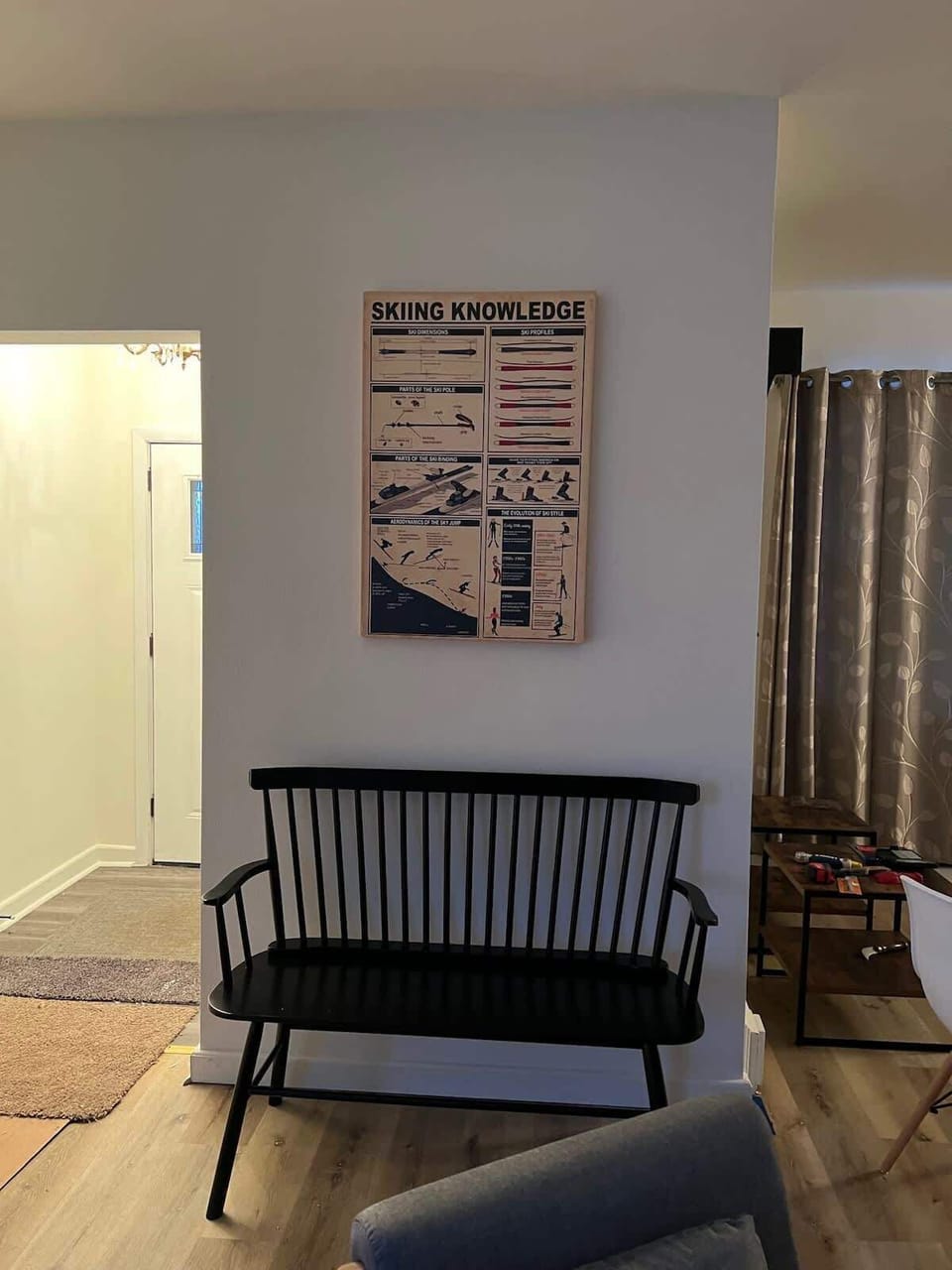 Front entrance bench