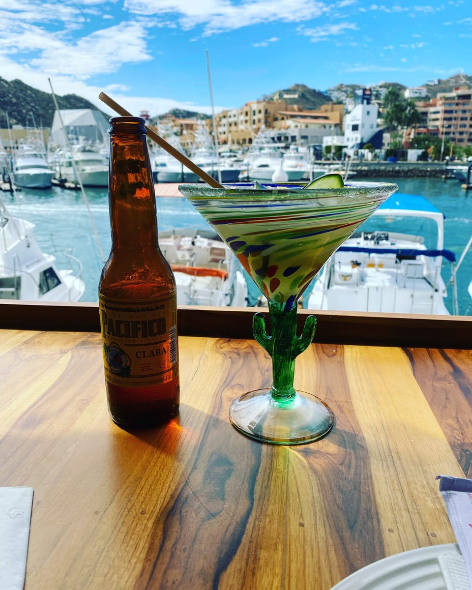What a place to grab a drink.  One of our faves, listed in the binder in condo. 