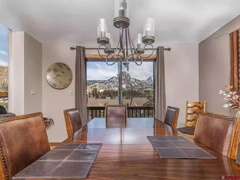 Enjoy the San Juan mountains while you dine in our home. 