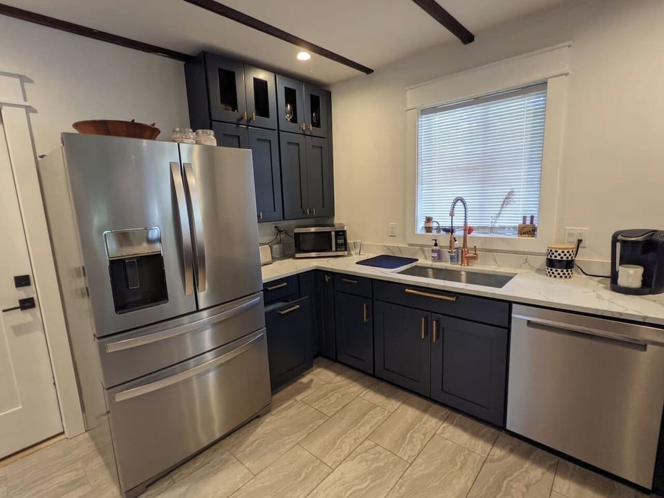Full Kitchen with cooking gear and utensils