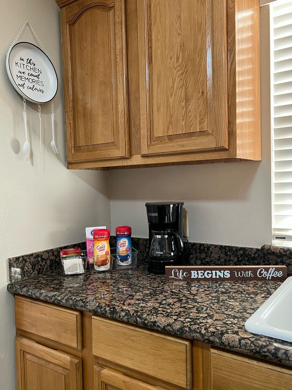 Coffee bar area
