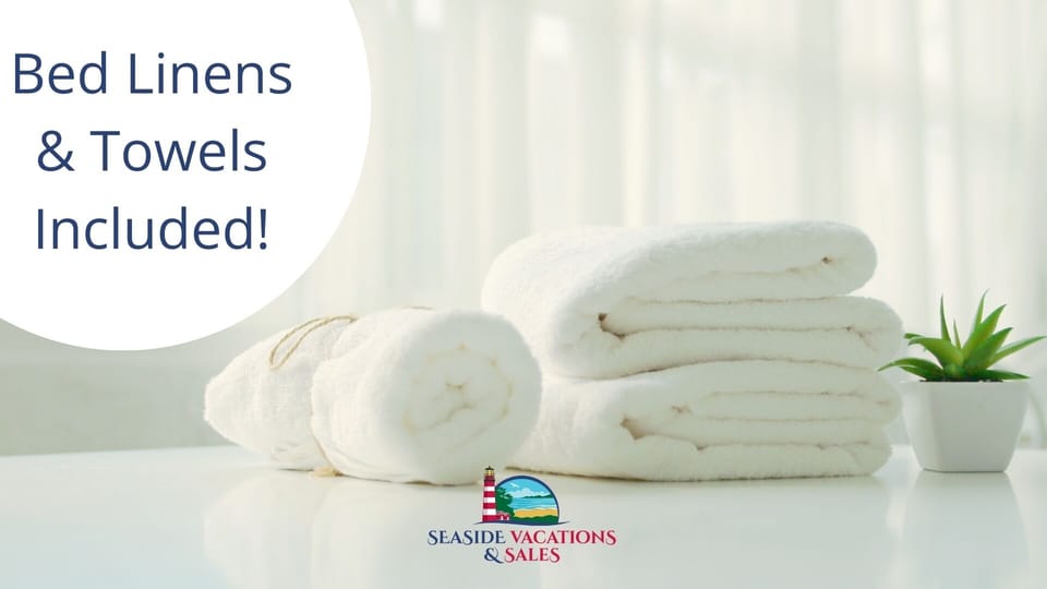 Bed Linens & Towels Included!