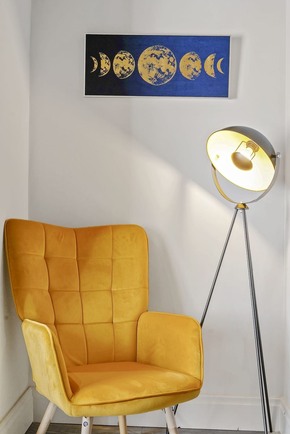 A cosy reading nook