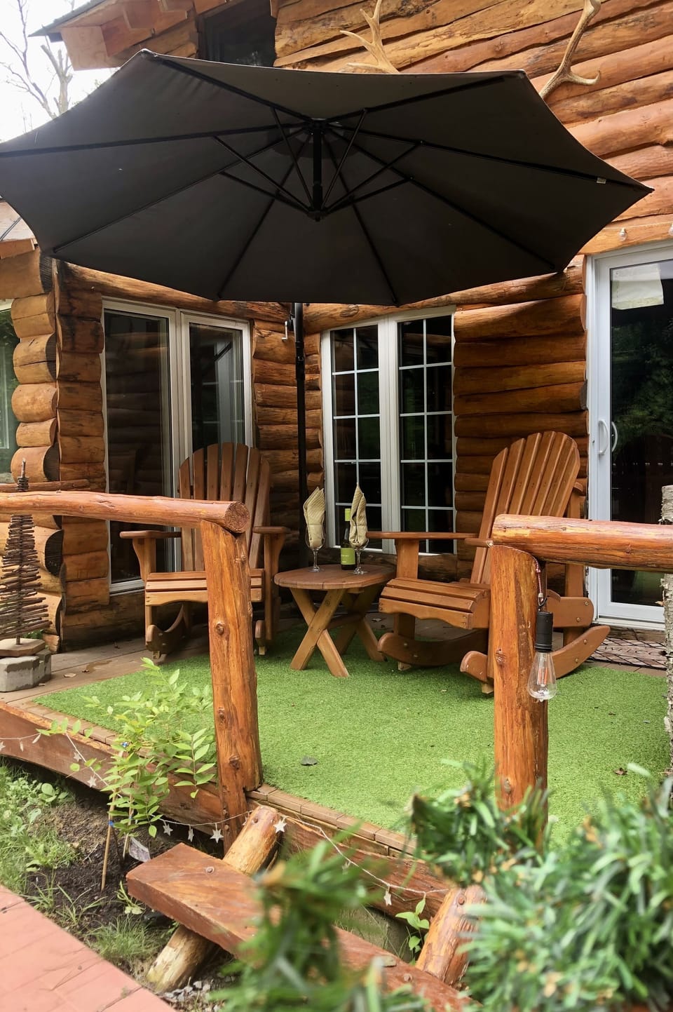 Enjoy your coffee on the back deck facing the sun listening to the birds.