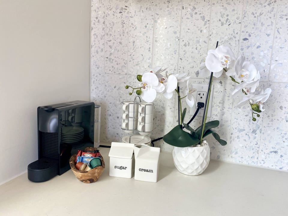 Complete Coffee station for mornings 
