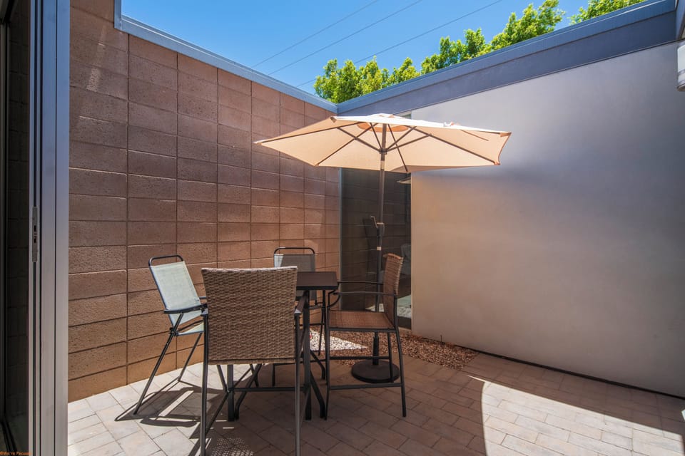 Patio off living room