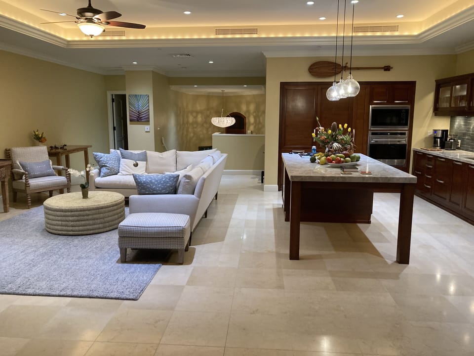 Night time elegance with one-hundred and eighty degree ocean views
