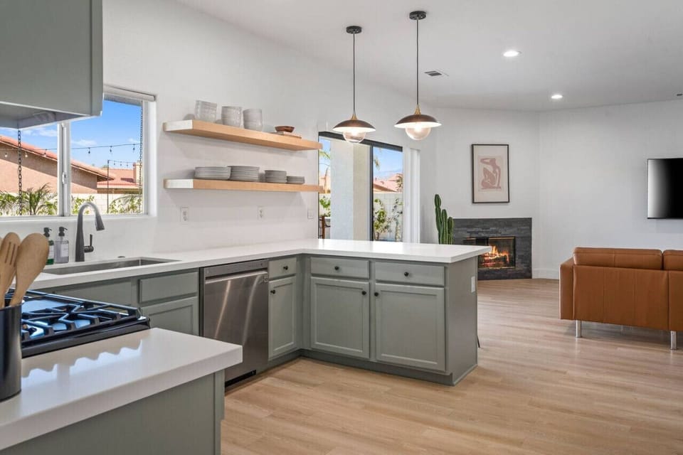 Open kitchen concept