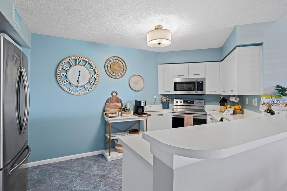 A clean, bright and user friendly kitchen is a must-have for your stay.  