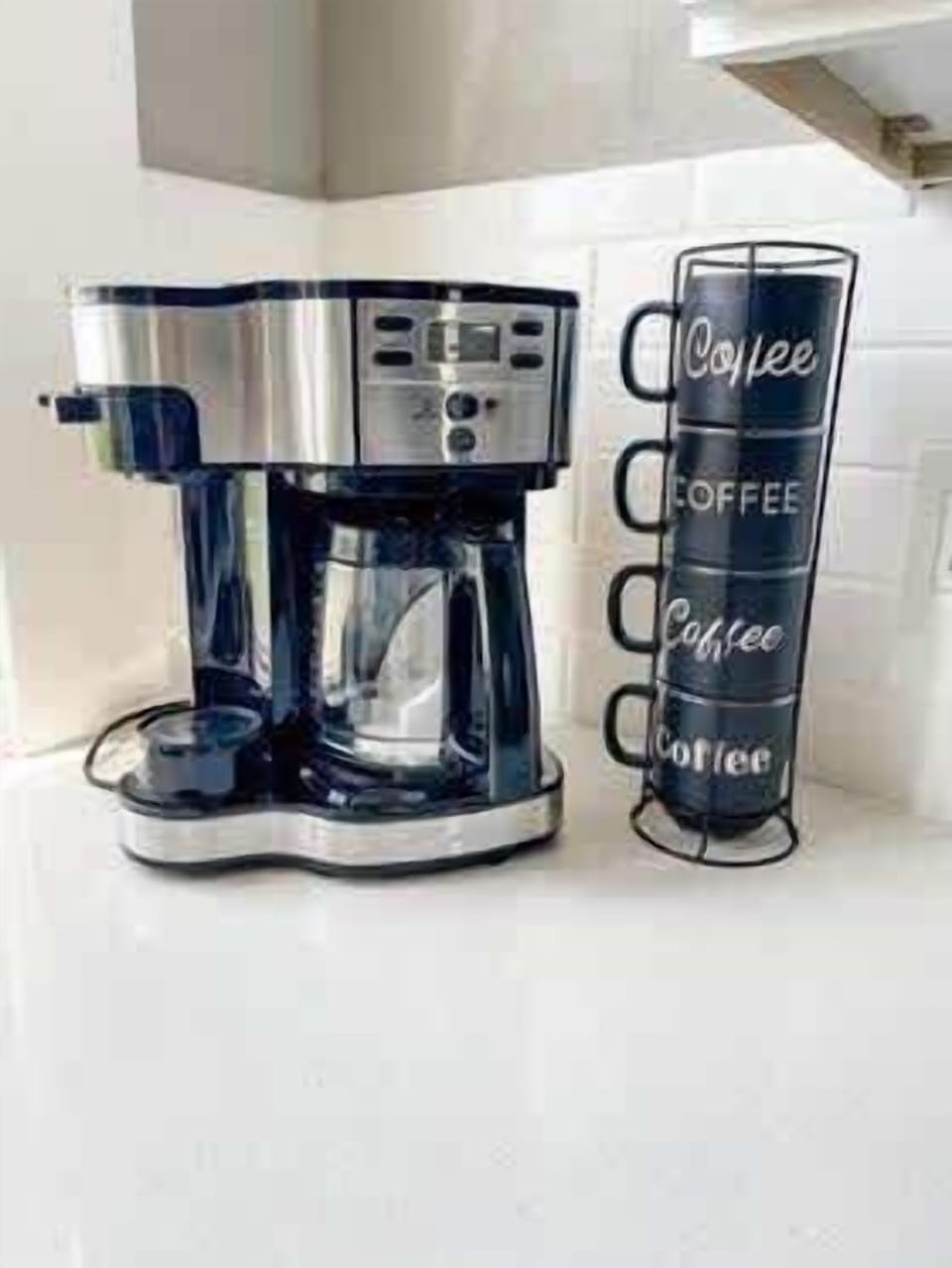 Start your day right with a fresh cup of coffee each morning. Our kitchen is stocked with everything you need—coffee maker, mugs, and your favorite brews. Sip, relax, and ease into the day in comfort, whether indoors or on the patio.