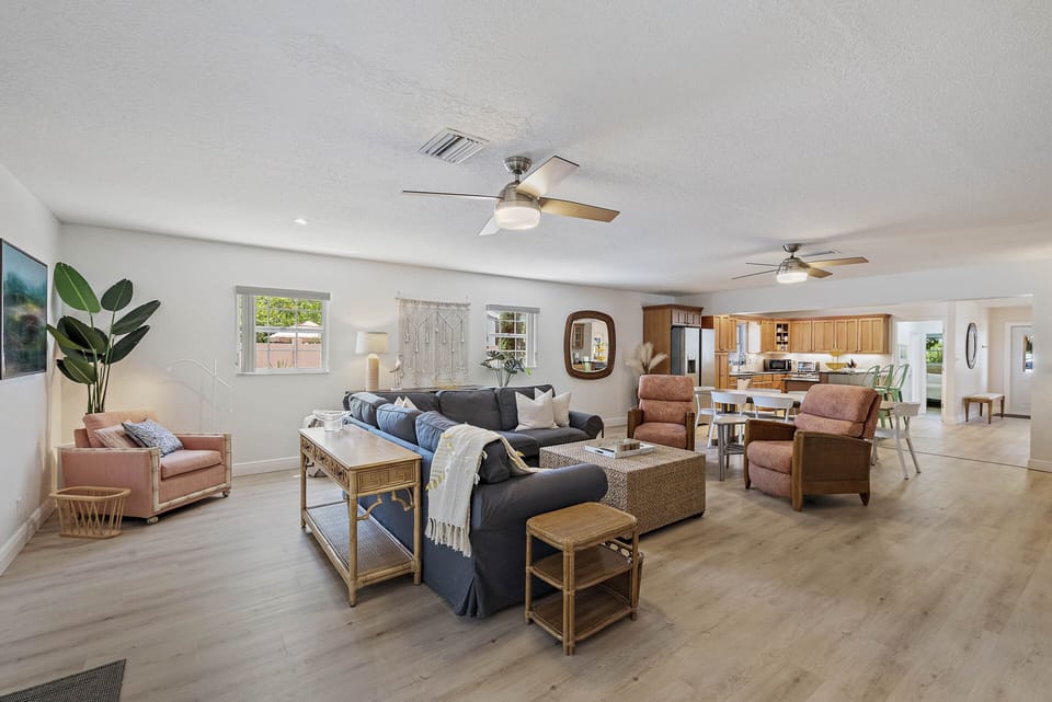 Main Floor - Large open concept kitchen, dining room and family room