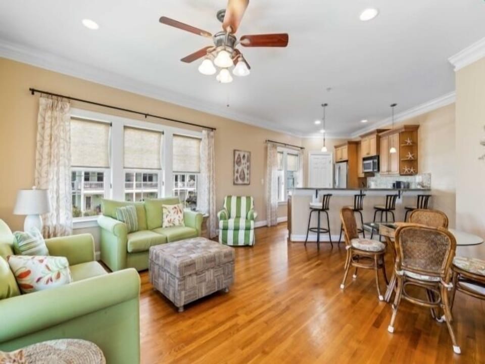 Chair, Furniture, Ceiling Fan, Table, Flooring