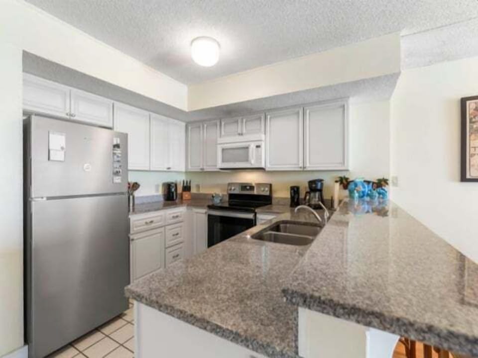 Refrigerator, Room, Indoors, Kitchen, Kitchen Island