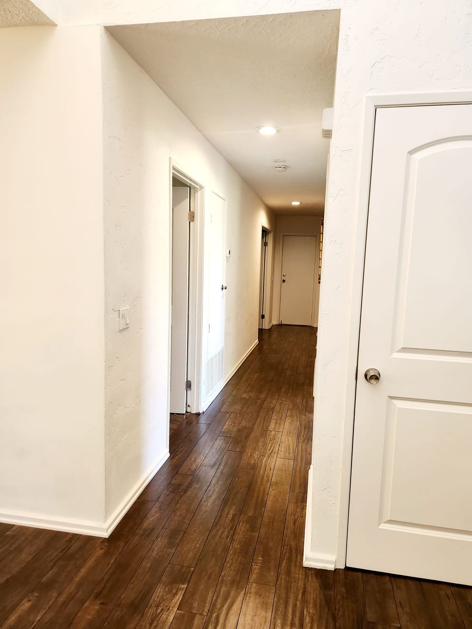Hallway leading to the bedrooms